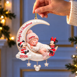 First Christmas Baby Ornament - Personalized Gifts For Newborn Christmas Ornament 04TYQN021026