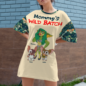 Personalized Gifts For Mom Raglan Dress 01qhpu210325 Cute Mogwai - AOP Products - GoDuckee