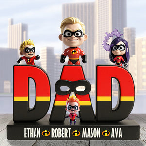 Super Dad Acrylic Plaque Gifts For Dad 012NADT230425 - Shaped Plaques - GoDuckee