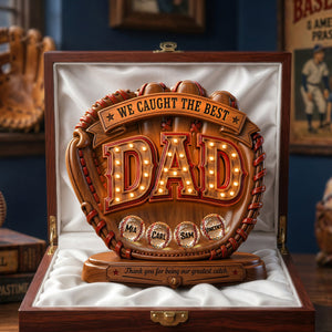 Great Baseball Dad Acrylic Plaque - Personalized Gifts For Dads 01PADH250426 - Shaped Plaques - GoDuckee