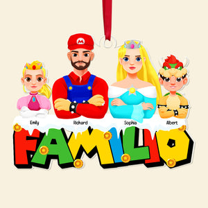 Personalized Gifts For Family Acrylic Ornament 03kaqn221124pa - Ornament - GoDuckee