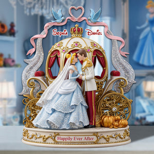 Fairy Tale Couple Plaque - Personalized Gifts For Couple 01tolu180625 - Shaped Plaques - GoDuckee