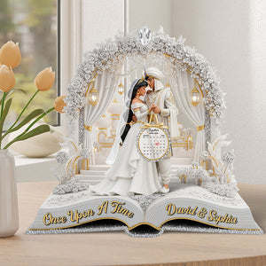 Royal Romance Acrylic Plaque - Personalized Gifts For Couple 03OHQN270625 - Shaped Plaques - GoDuckee