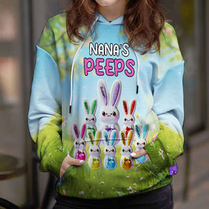 Personalized Gifts For Easter Day 3D Shirt Bunny Peeps 01OHMH220125 - AOP Products - GoDuckee