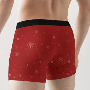 I've Got Something Special On The Sack For You, Funny Custom Face Men Boxer Briefs, Christmas Gift For Couple - Boxer Briefs - GoDuckee