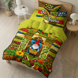 Garden Gnome Bedding Set Personalized Gifts For Gnome Lovers 03HUDT170725 - Bedding Set - GoDuckee