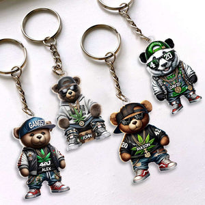 Personalized Gifts For Teddy Bear Lovers Keychain 02TOMH301224 - Keychains - GoDuckee