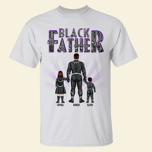 Gift For Dad-Personalized Dad Shirt Black Father, Gift For Dad T-shirt-06QHQN280323TM (new) - Shirts - GoDuckee