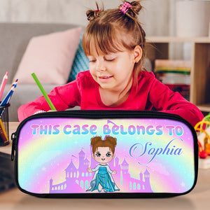 Personalized Gifts For Kid, Cute Princess Prince Pencil Case 05pgqn100724ha - Pencil Case - GoDuckee