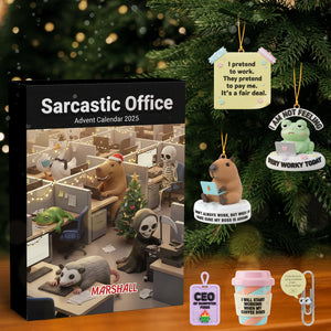 Sarcastic Office Christmas Advent Calendar Blind Box 02namg171125 - Personalized Gifts For Coworkers-Homacus