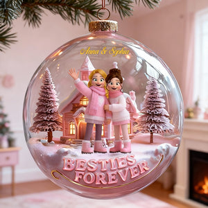 Girly Friendship Acrylic Ornament, Personalized Gifts For Besties 02qhtn131125mg - Ornament - GoDuckee