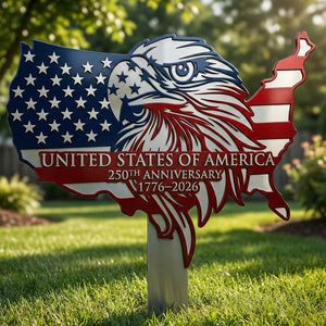 Eagle Of Proud Land Metal Sign - Personalized Gifts For Patriots 01qhdt260226 - Metal Signs - GoDuckee