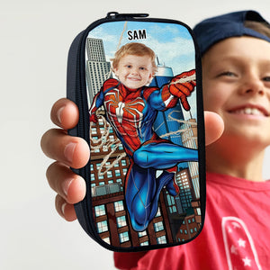 Personalized Gifts For Kid Pencil Case Custom Photo Face Funny 02XQMH150724 - Pencil Case - GoDuckee