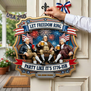 Freedom Celebration Acrylic Sign- Personalized Gifts For Family 03TOTA030626