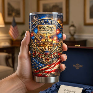 America 250th Anniversary Tumbler - Personalized Gifts For Patriots 05tomg040326 - Tumbler Cup - GoDuckee