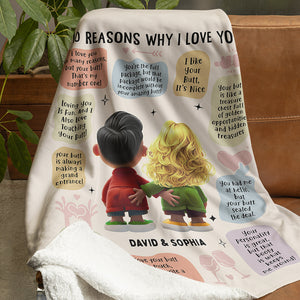 Personalized Gifts For Couple Blanket 01OHDT211224 - Blanket - GoDuckee