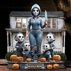 Horror Mom Slay Acrylic Plaque - Personalized Gifts For Mom 01qhdt160425 - Shaped Plaques - GoDuckee