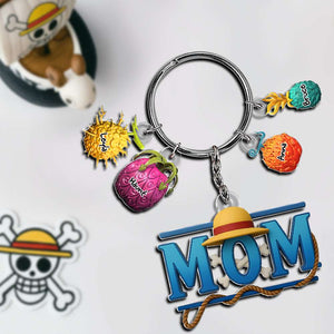 Fruit Mom Keychain - Personalized Gifts For Mom 01OHLU210425 - Keychains - GoDuckee
