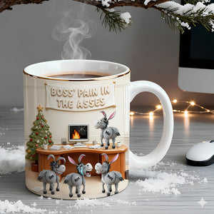 Fun Chaotic Donkey Coworker Mug Personalized Gifts For Boss 02qhdt011125 - Coffee Mug - GoDuckee