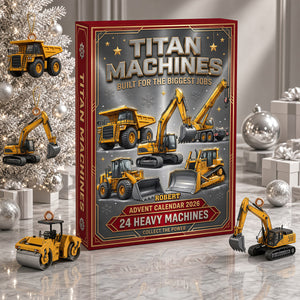 Heavy Machines Advent Calendar Blind Box - Personalized Christmas Gift 03tydt301026 - Advent Calendar - GoDuckee