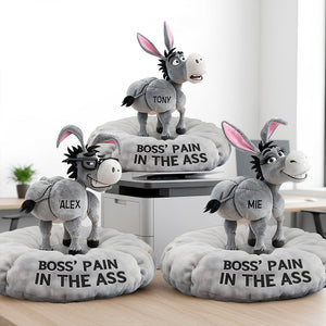 Fun Donkey Office Worker Pillow, Personalized Gifts For Coworker 03qhdt151125 - Pillow - GoDuckee