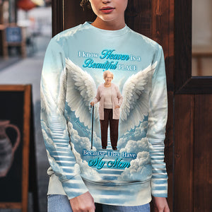 Custom Photo Gifts for Mom 3D Shirt, Memorial Gifts for Heaven 02xqqn220225 - AOP Products - GoDuckee