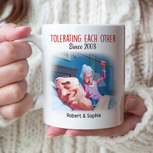 I Want To Hold your Hand At 80-Personalized Coffee Mug DR-WHM-03qhqn230823 - Coffee Mug - GoDuckee