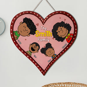 Personalized Gifts For Family Wood Sign 04ohtn060125hh - Wood Sign - GoDuckee