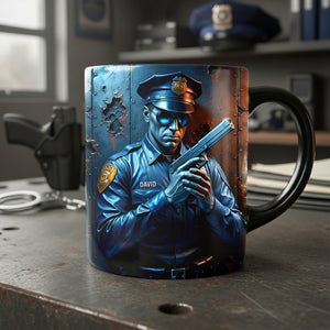 Serve With Pride Police Mug - Personalized Gift For Police 03TOLU081225 - Coffee Mug - GoDuckee