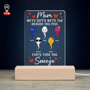 Personalized Gifts For Mom LED Light Every Time You Sneeze - Led Lights - GoDuckee