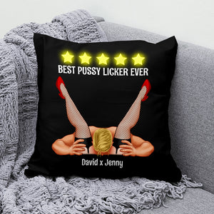 Best Couple, Love You Forever And Ever, Personalized Square Pillow, Gifts For Couple - Pillow - GoDuckee