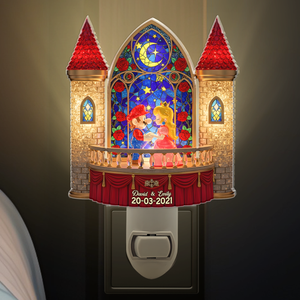 Couple Acrylic Night Light - Personalized Gift For Couple 03TOPU190625 - Night Lights - GoDuckee