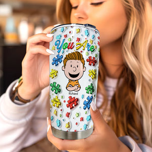Personalized Gifts For Autism Awareness Tumbler 05toqn220225hh - Tumbler Cup - GoDuckee