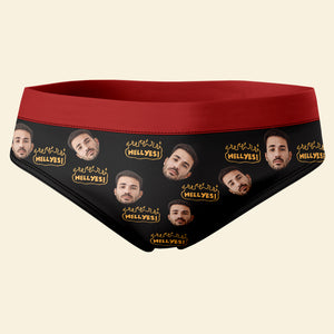 Custom Photo Gifts For Couple Women's Briefs Little Devil - Boxers & Briefs - GoDuckee