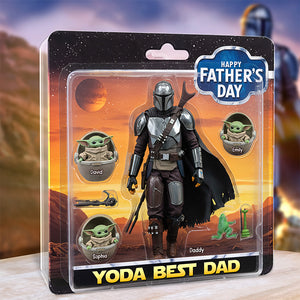 Personalized Gifts For Dad Acrylic Plaque, Best Dad In The Galaxy 03qhqn290425 - Shaped Plaques - GoDuckee