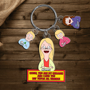 Personalized Gifts For Mom Keychain 06totn140225hg - Keychains - GoDuckee