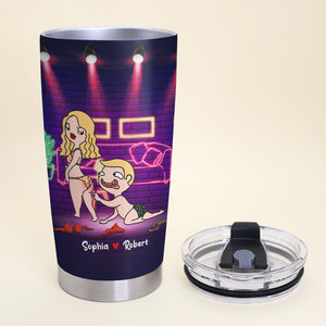 Romantic Couple, All The Time It's That You Always Sexy, Personalized Tumbler, Couple Gifts, Gifts For Her, Gifts For Him - Tumbler Cup - GoDuckee