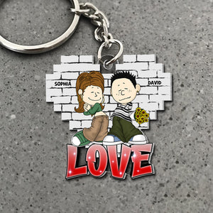 Personalized Gifts For Couple Keychain 05totn030125hg - Keychains - GoDuckee