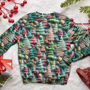 Christmas Embroidery Seamless Pattern, Xmas Shirt, Gift For Christmas - AOP Products - GoDuckee