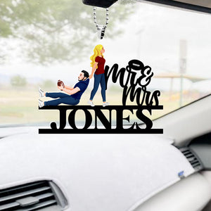 Personalized Gifts For American Football Lover Car Ornament 01KADT090125PA - Ornament - GoDuckee