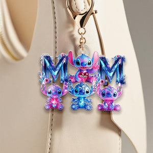 Personalized Gifts For Mom Keychain Galaxy Mom 03OHDT040425 - Keychains - GoDuckee