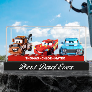 Dad Car Acrylic Plaque Personalized Gifts For Dad 02OHDT190525 - Shaped Plaques - GoDuckee