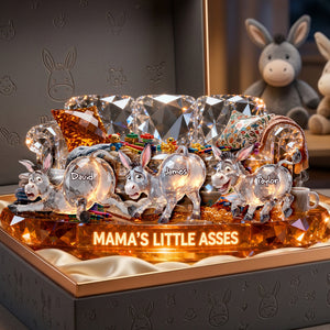 Mama's Little Donkey Light Box Personalized Gifts For Mom 01OHLU300326 - Light Box - GoDuckee
