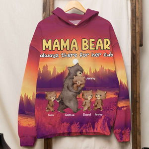 Personalized Gifts For Mom Shirt Mother's Day Mama Bear 04OHMH180325 - AOP Products - GoDuckee