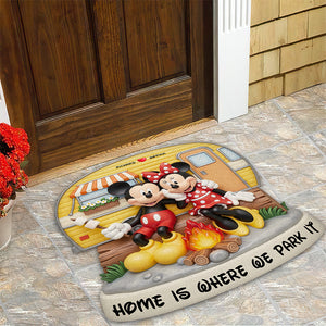 Camping Couple Doormat - Personalized Gifts For Couple 03naqn090625 - Doormat - GoDuckee