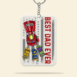 Best Dad 03qhqn230523ha Personalized Keychain - Keychains - GoDuckee