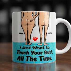 Personalized Funny Gifts For Couple Coffee Mug 01hutn021225 - Coffee Mug - GoDuckee