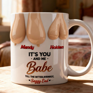 Old Couple Forever Mug - Personalized Gifts For Couple 04OHMG060125 - Coffee Mug - GoDuckee