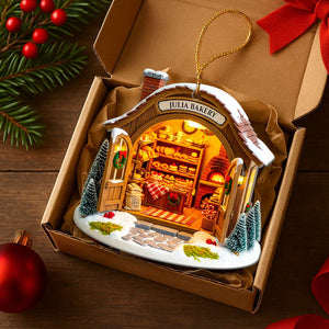 Bakery House Christmas Ornament Personalized Gifts for Bakers 02PGDT080825 - Ornament - GoDuckee