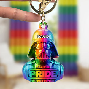 Galaxy LGBT Keychain - Personalized Gifts For LGBT 02natn300525 - Keychains - GoDuckee
